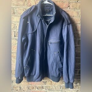 Pelle Pelle Dark Blue Bomber Jacket
